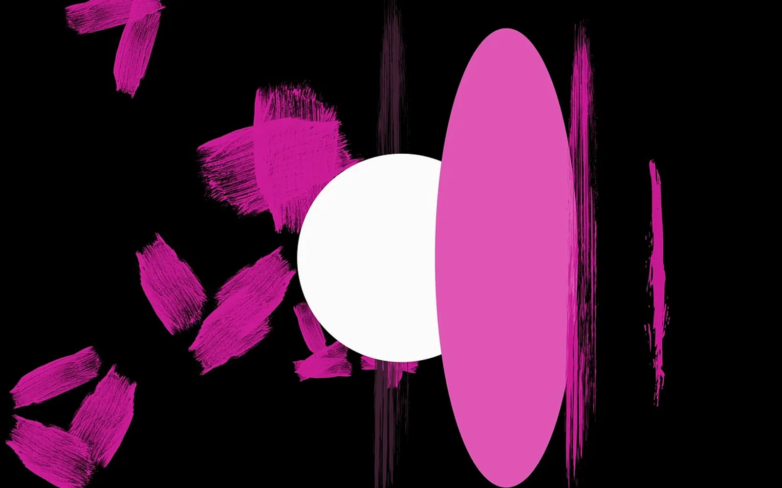 Vector graphic, painting and abstract
