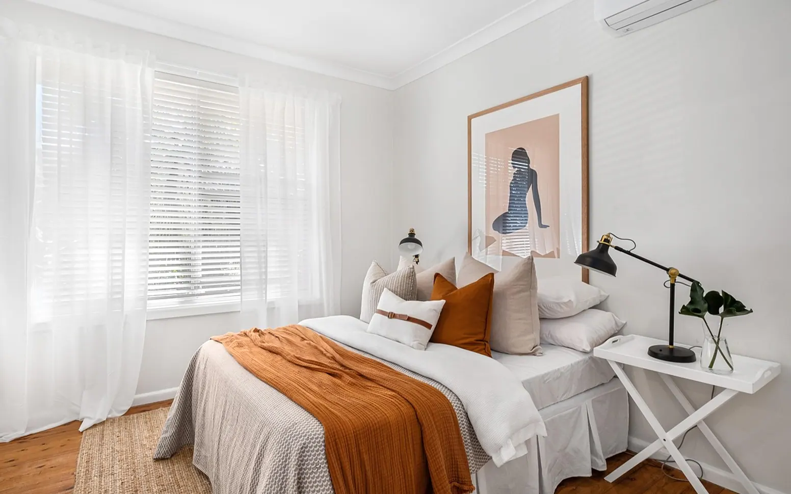 Bedroom, interior design and furniture