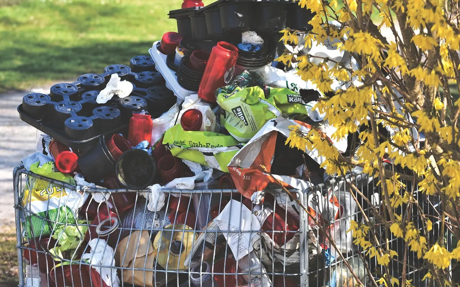 Waste, garbage and waste container